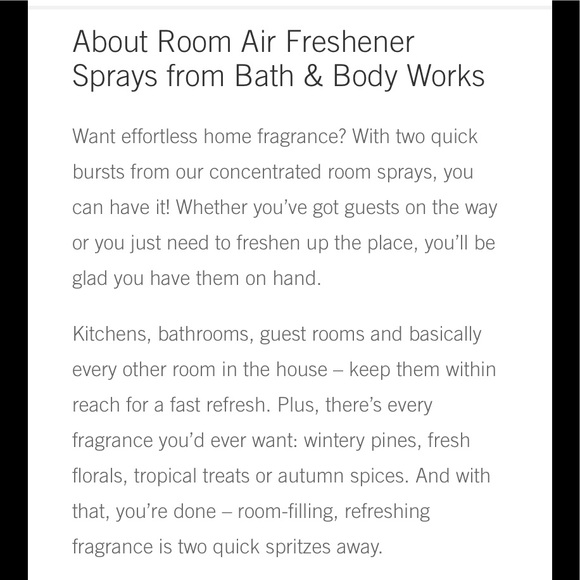 French Vanilla Room Spray Bath & Body Works - Picture 6 of 6